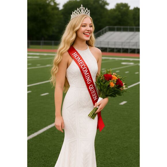 Lulus White Beaded Sequin Halter Gown Dress Bridal Formal Maxi NWT Size Small - Picture 11 of 11